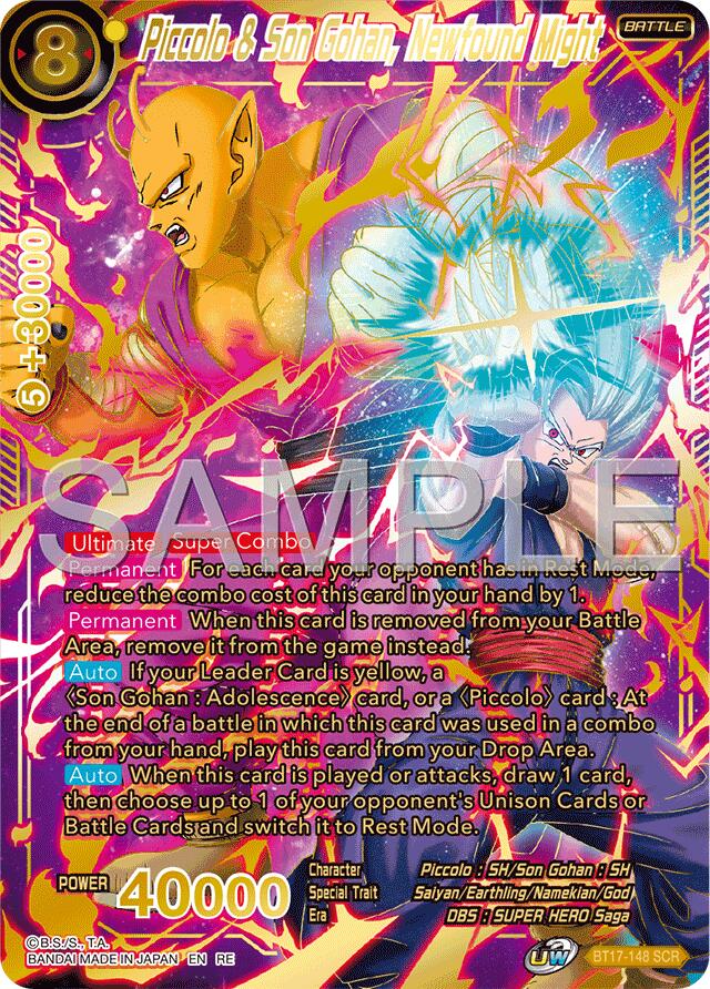 Piccolo & Son Gohan, Newfound Might (Alternate Art) (BT17-148) [Premium Anniversary Box 2025] | Devastation Store