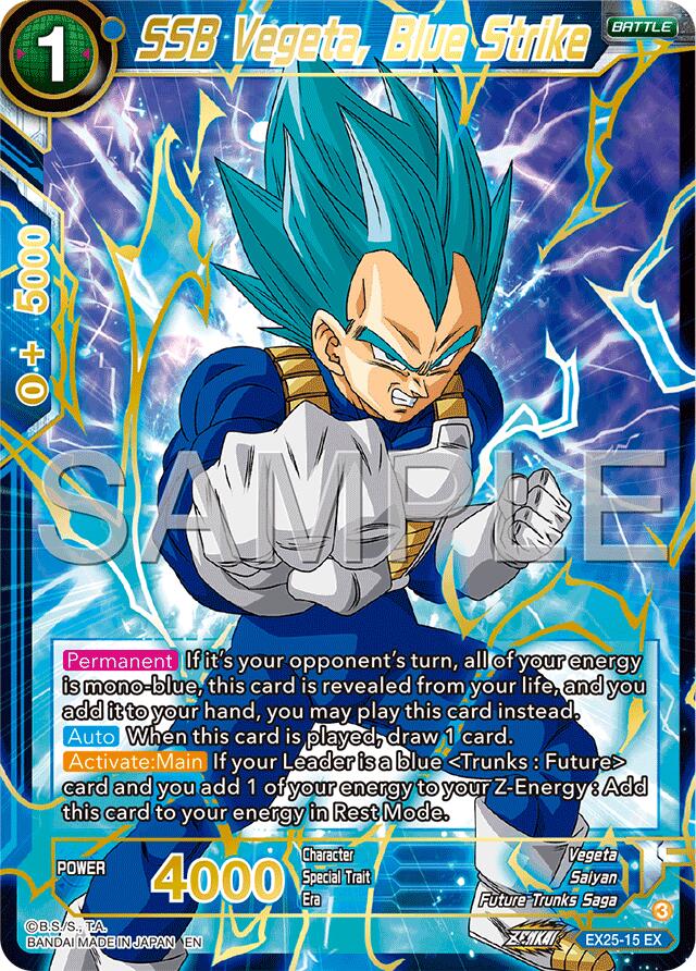 SSB Vegeta, Blue Strike (EX25-15) [Premium Anniversary Box 2025] | Devastation Store