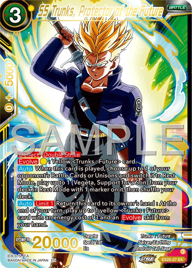 SS Trunks, Protector of the Future (EX25-27) [Premium Anniversary Box 2025] | Devastation Store