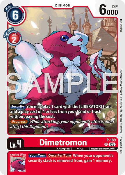 Dimetromon [P-189] (Store Tournament 2025 Vol.3 Participation Pack) [Promotion Cards] | Devastation Store