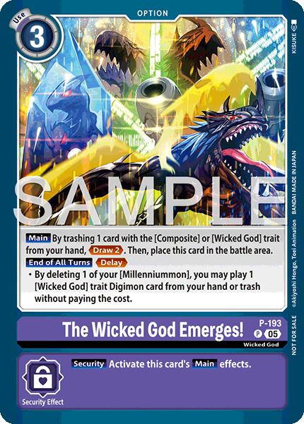 The Wicked God Emerges! [P-193] (Store Tournament 2025 Vol.3 Participation Pack) [Promotion Cards] | Devastation Store