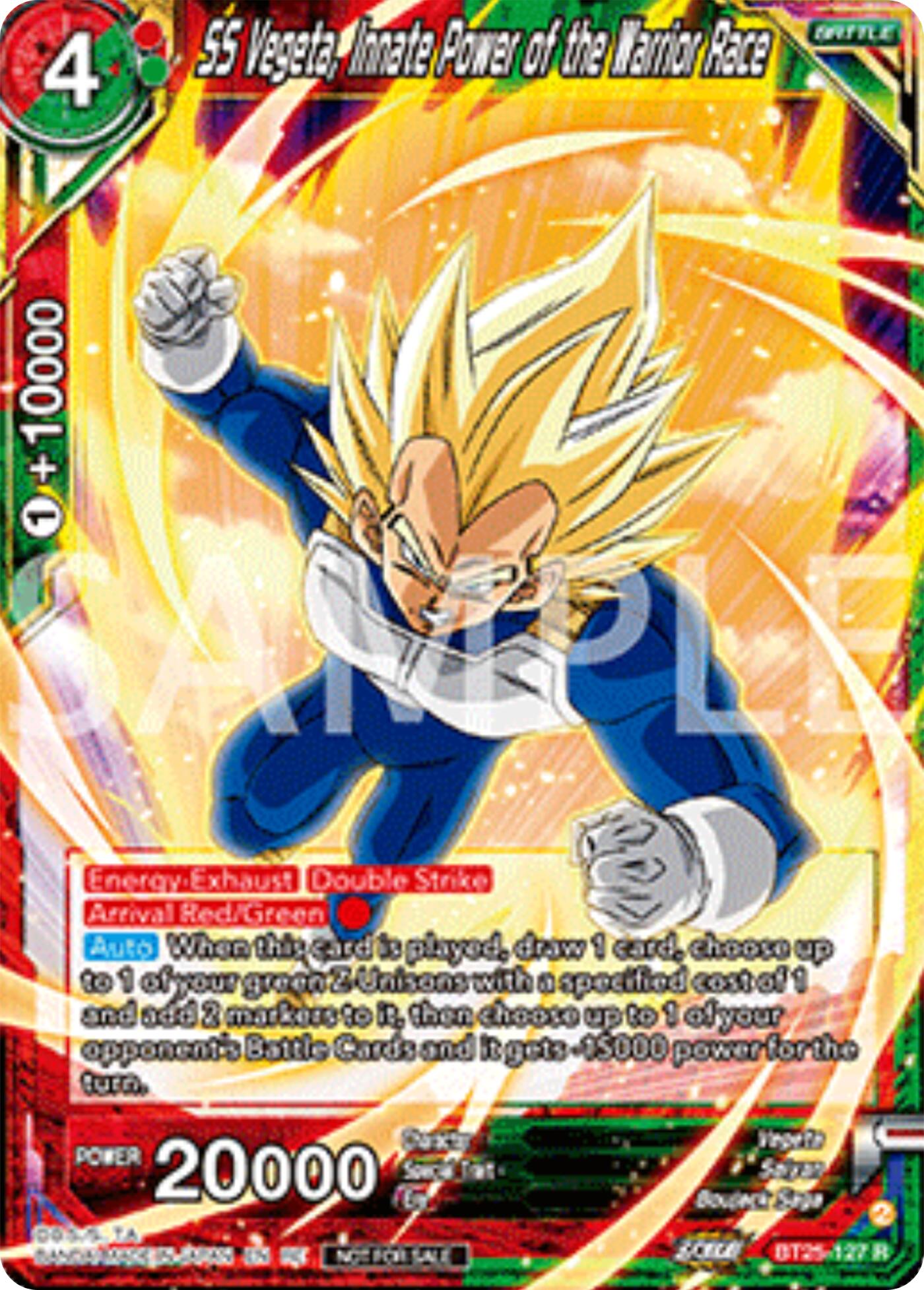 SS Vegeta, Innate Power of the Warrior Race (Deluxe Pack 2025 Vol.2) (BT25-127) [Promotion Cards] | Devastation Store