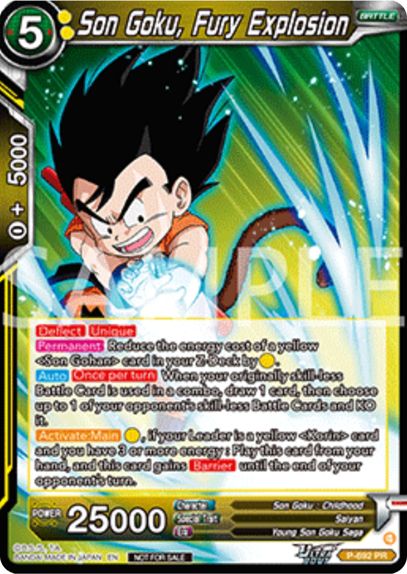 Son Goku, Fury Explosion (Deluxe Pack 2025 Vol.2) (P-692) [Promotion Cards] | Devastation Store