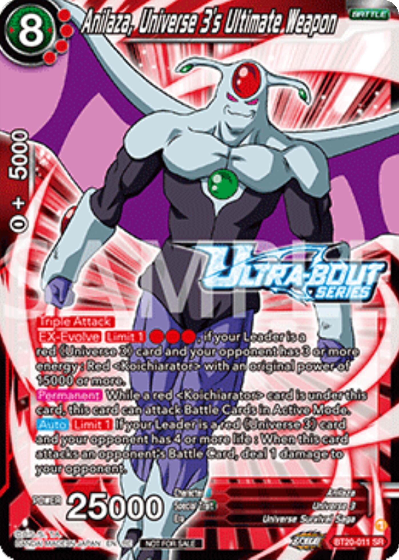 Anilaza, Universe 3's Ultimate Weapon (Event Pack 17) (BT20-011) [Promotion Cards] | Devastation Store