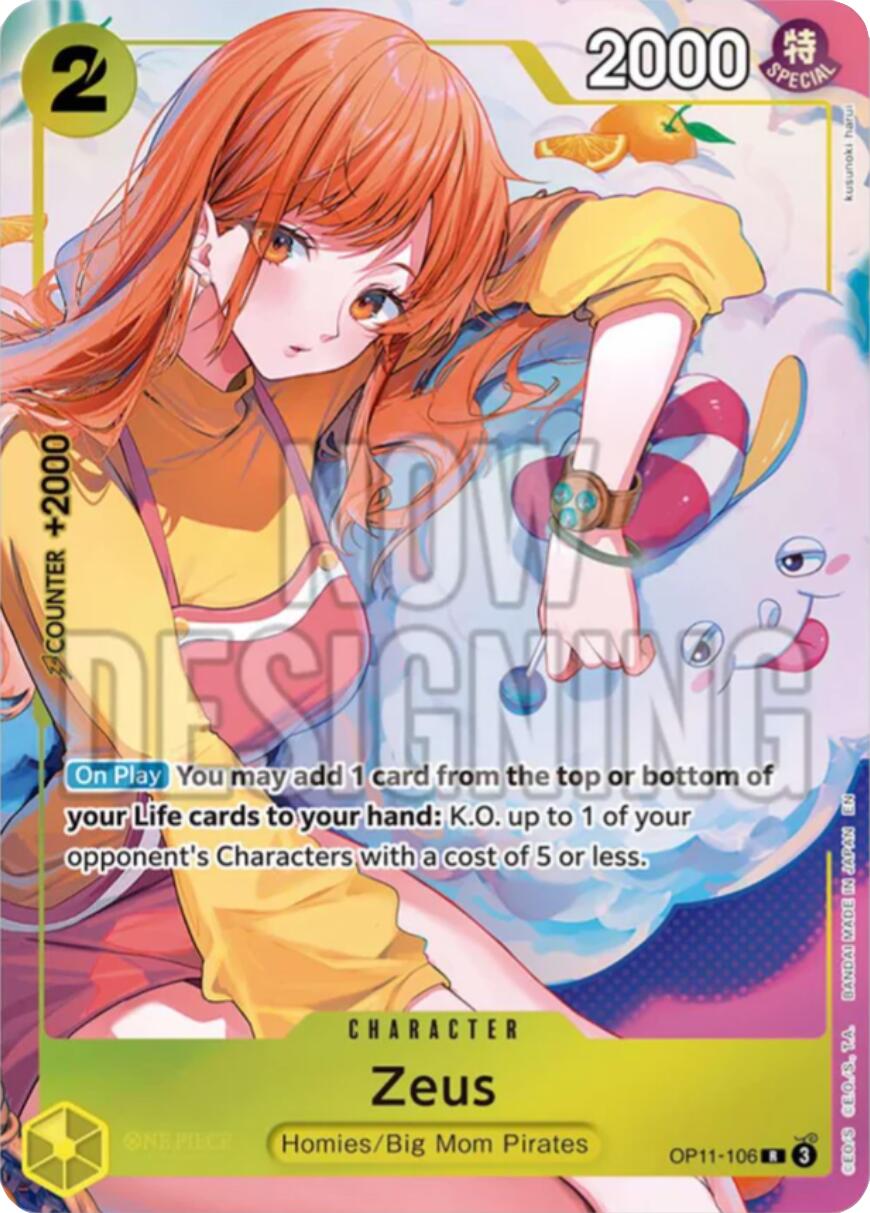 Zeus (Official Playmat - Bandai Card Games Fest 24-25 Edition) [One Piece Promotion Cards] | Devastation Store