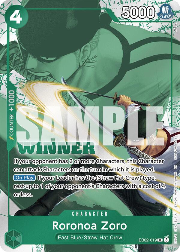 Roronoa Zoro (Winner Pack 2025 Vol. 3) [One Piece Promotion Cards] | Devastation Store