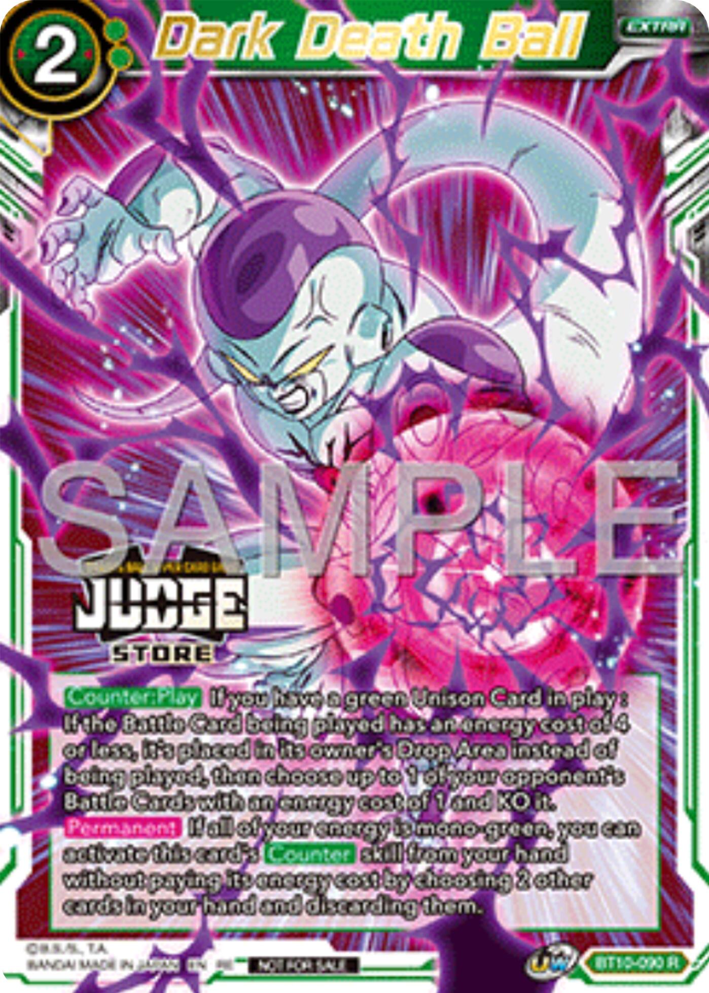 Dark Death Ball (Judge Pack Vol.17) (Store) (BT10-090) [Tournament Promotion Cards] | Devastation Store