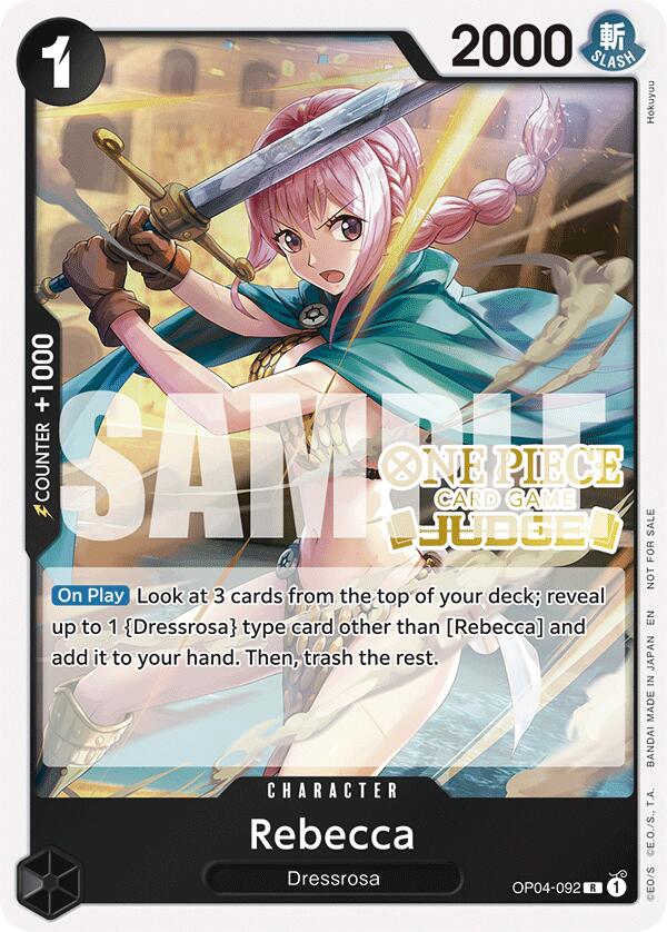 Rebecca (Judge Pack Vol. 6) [One Piece Promotion Cards] | Devastation Store