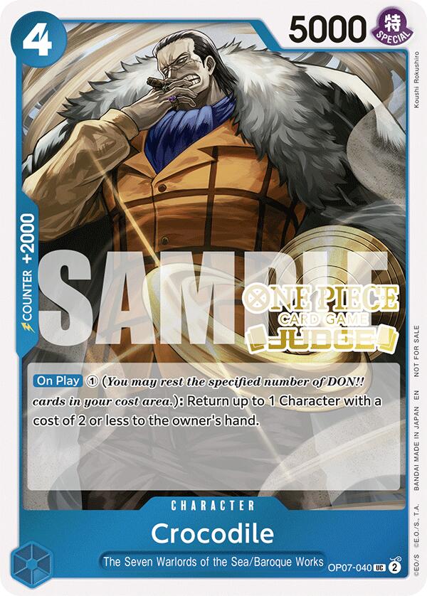 Crocodile (Judge Pack Vol. 6) [One Piece Promotion Cards] | Devastation Store