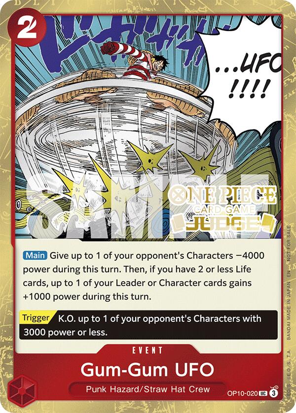 Gum-Gum UFO (Judge Pack Vol. 6) [One Piece Promotion Cards] | Devastation Store
