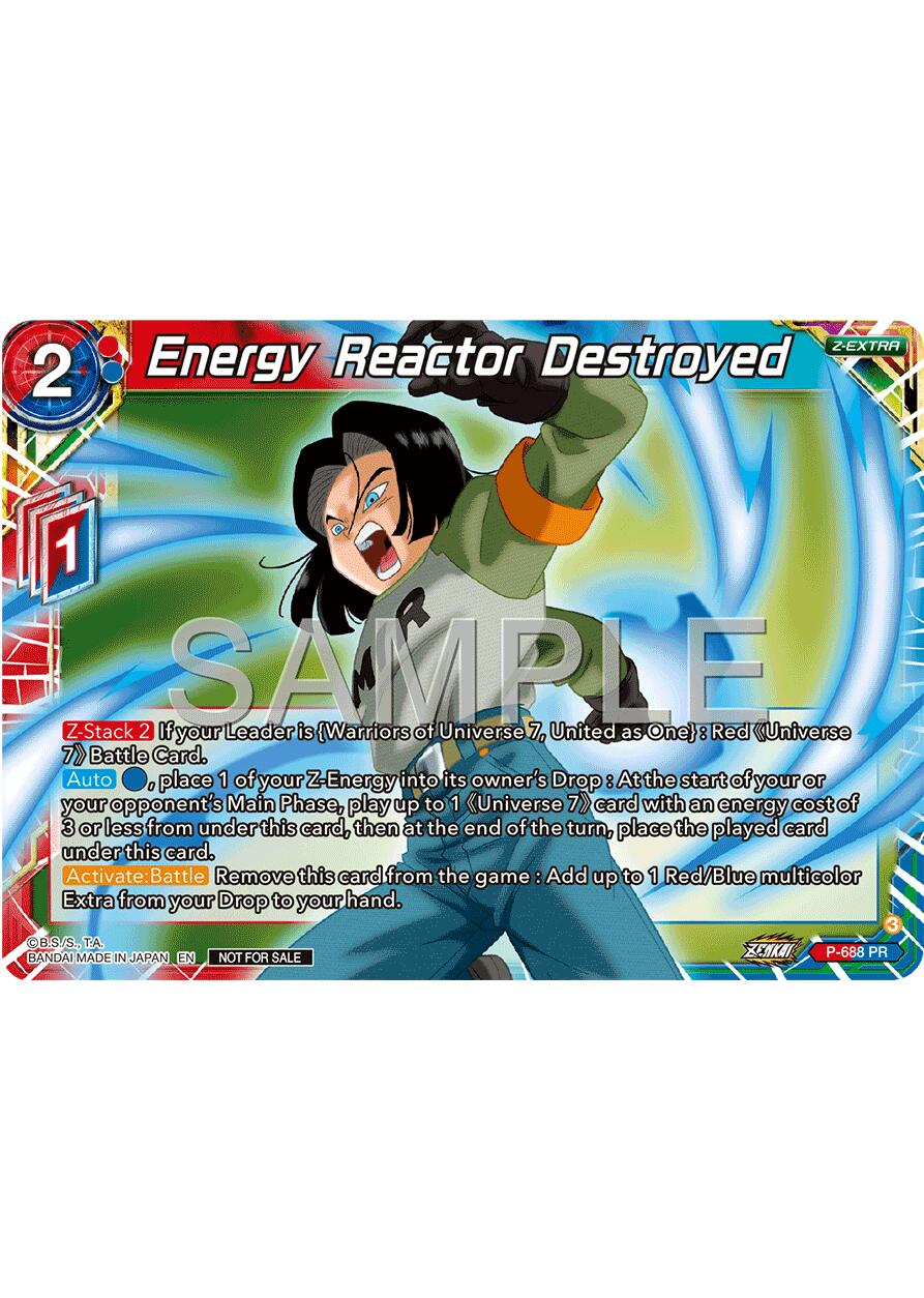 Energy Reactor Destroyed (Zenkai Series Tournament Pack Vol.12) (P-688) [Tournament Promotion Cards] | Devastation Store