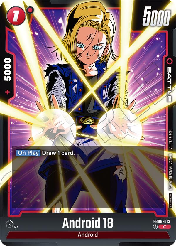 Android 18 (Limited Pack 02) [Fusion World Tournament Cards] | Devastation Store