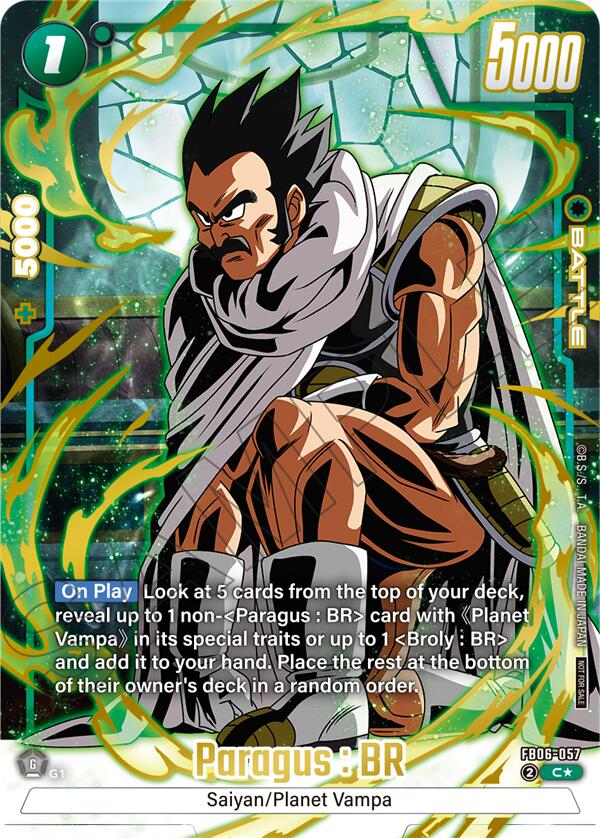 Paragus : BR (Limited Pack 02) (Alternate Art) [Fusion World Tournament Cards] - Devastation Store | Devastation Store