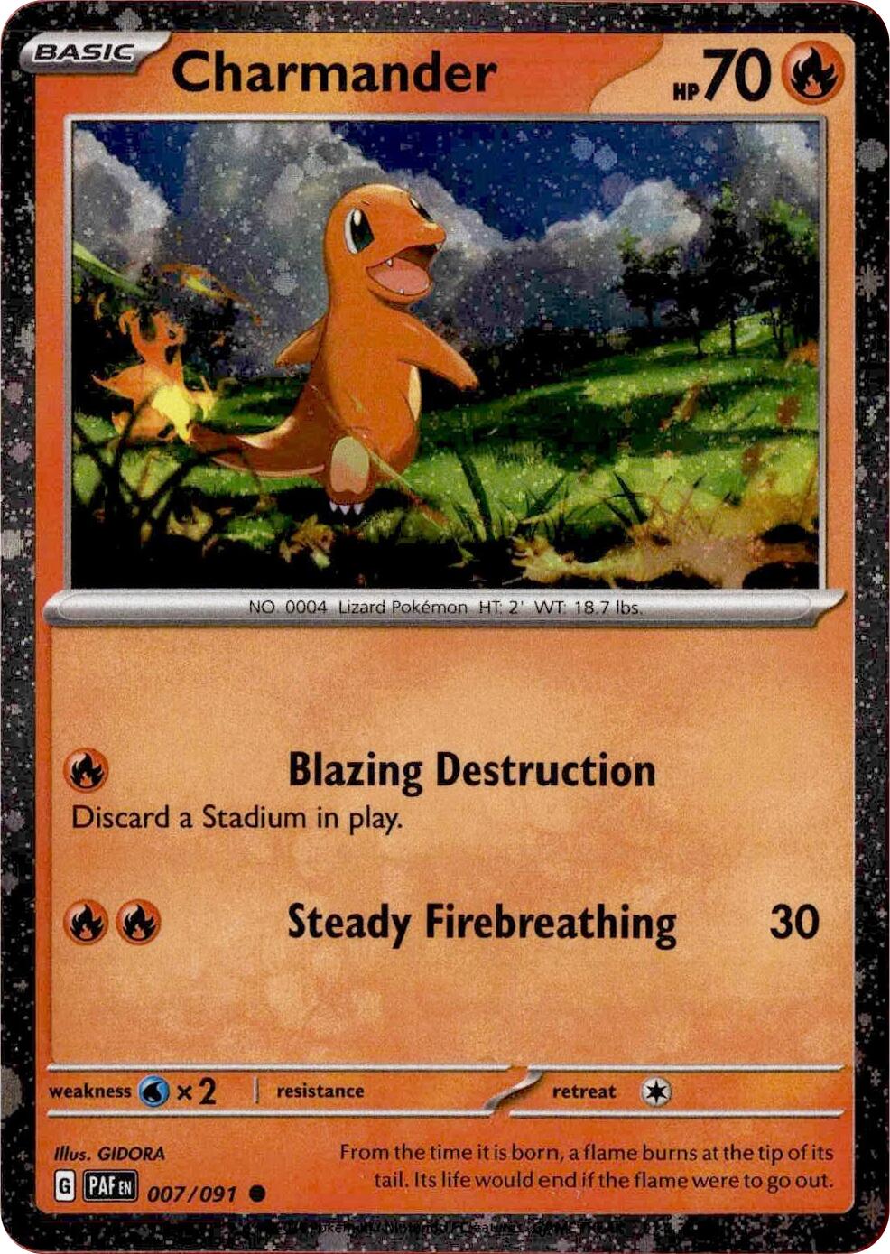 Charmander (007/091) (Cosmos Holo) [Miscellaneous Cards] | Devastation Store