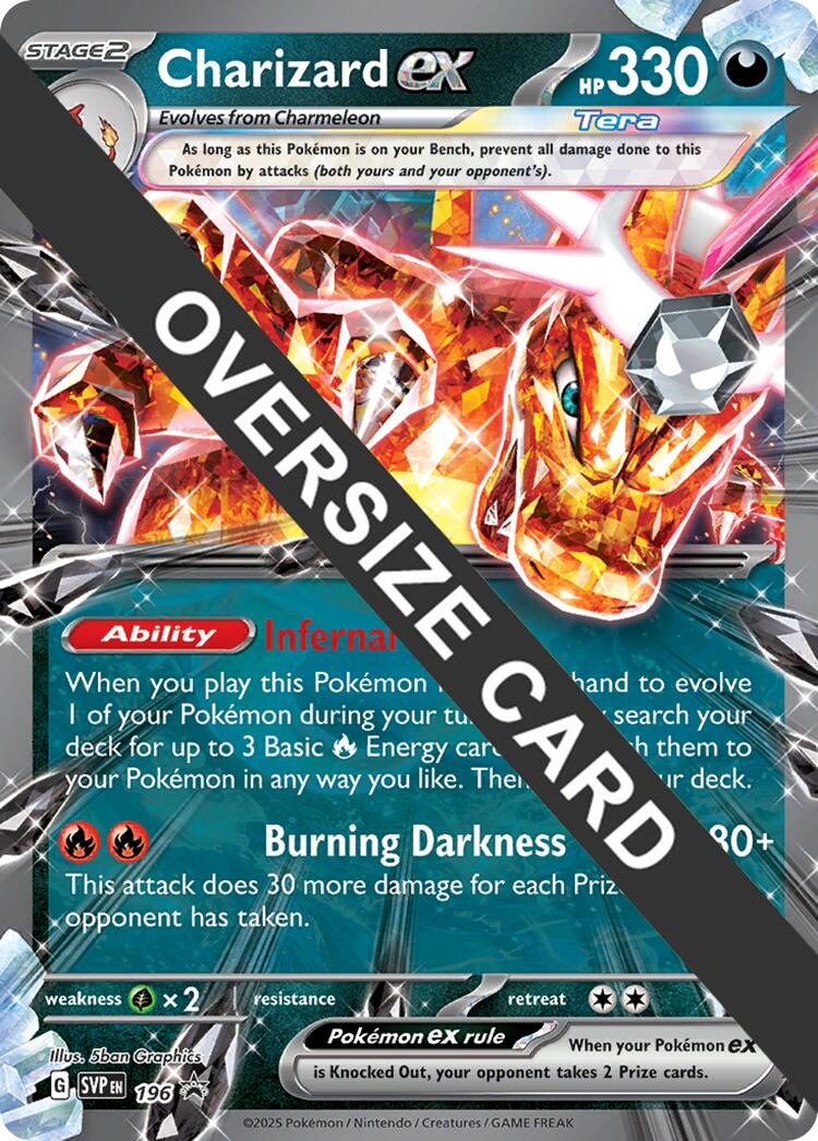 Charizard EX (196) (Jumbo Card) [Scarlet & Violet: Black Star Promos] | Devastation Store