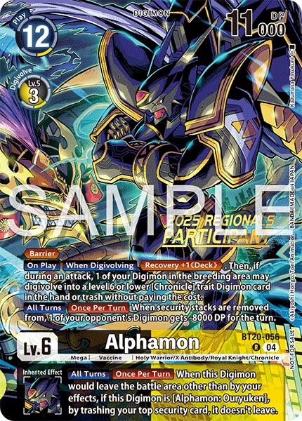 Alphamon [BT20-056] (Regionals 25-26 Season 2 Participant) [Release Special Booster Ver.2.0] | Devastation Store