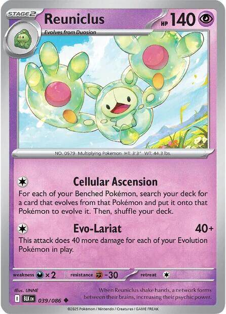 Reuniclus (039/086) [Scarlet & Violet: Black Bolt] | Devastation Store