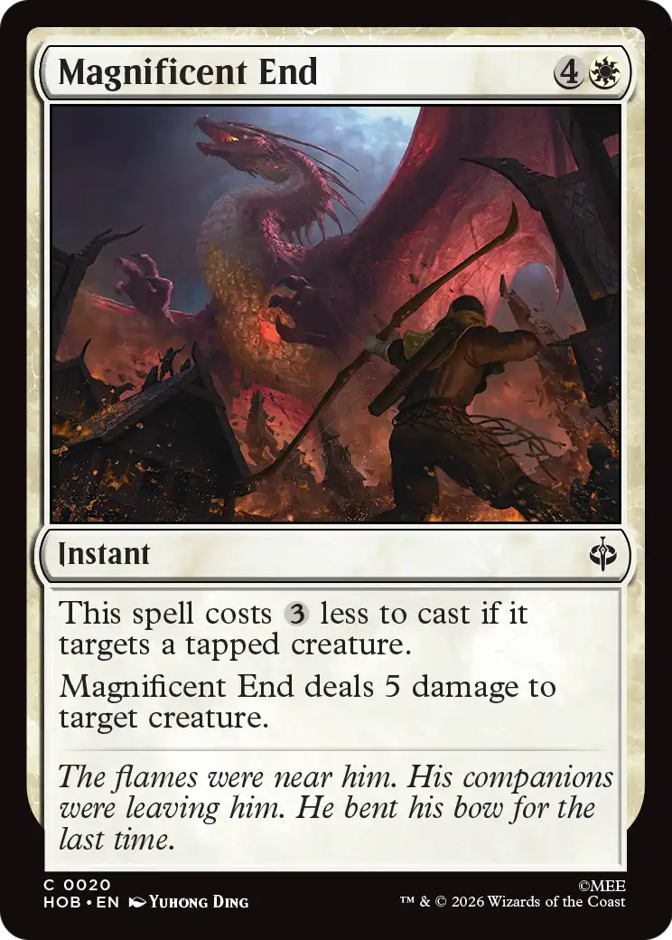 Magnificent End [The Hobbit] | Devastation Store