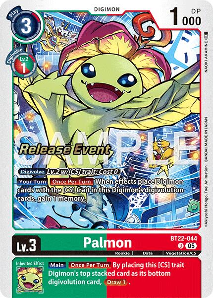 Palmon [BT22-044] [Cyber Eden Release Event Cards] | Devastation Store