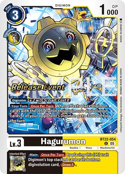 Hagurumon [BT22-054] [Cyber Eden Release Event Cards] | Devastation Store