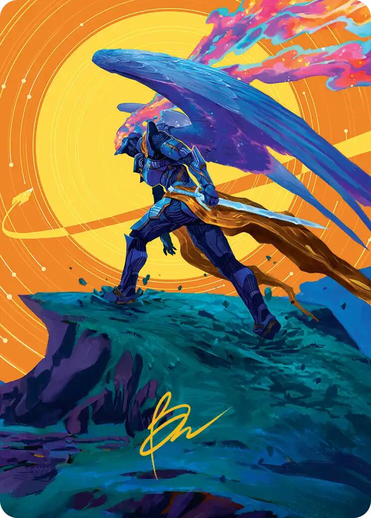 Astelli Reclaimer Art Card (Gold-Stamped Signature) [Edge of Eternities Art Series] | Devastation Store