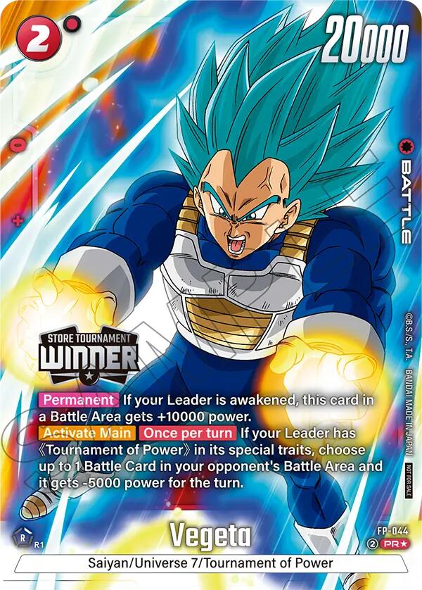 Vegeta (FP-044) (Tournament Pack 07 - Winner) [Fusion World Tournament Cards] | Devastation Store