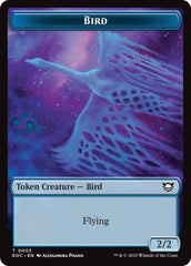 Bird // Golem (0012) Double-Sided Token [Edge of Eternities Tokens] | Devastation Store