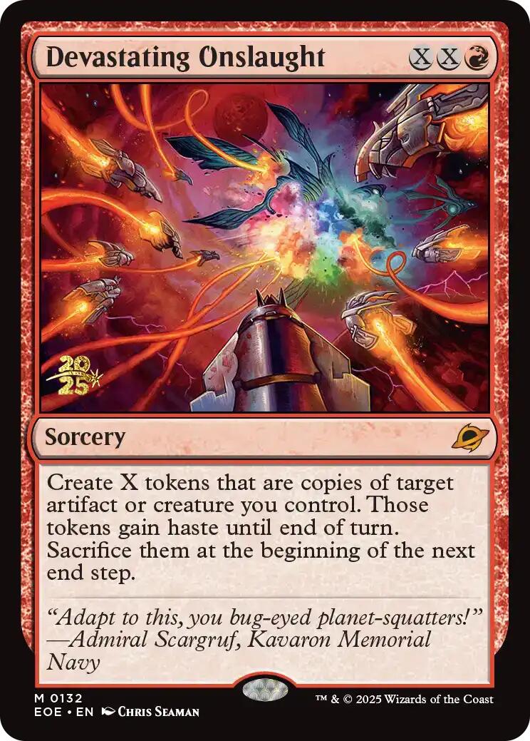 Devastating Onslaught [Edge of Eternities Prerelease Promos] | Devastation Store