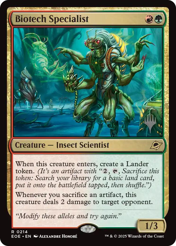 Biotech Specialist [Edge of Eternities Promo Pack] | Devastation Store