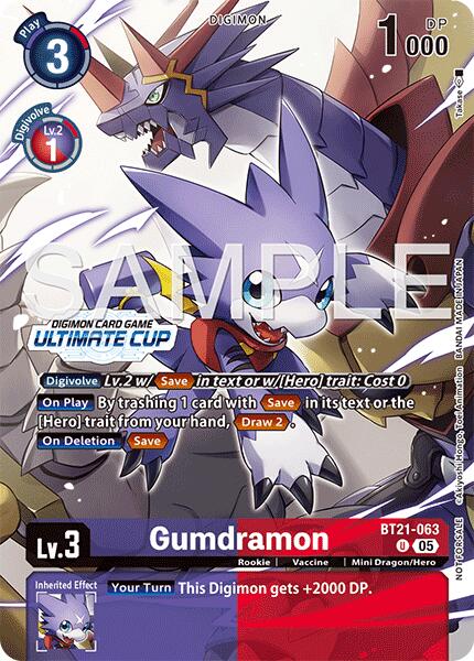 Gumdramon [BT21-063] (Ultimate Cup 25-26 Season 2) [World Convergence] | Devastation Store