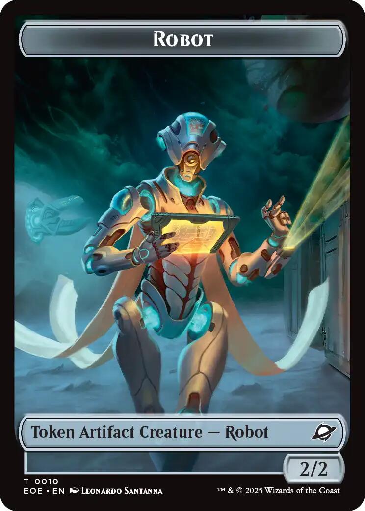 Robot // Lander (0007) Double-Sided Token [Edge of Eternities Tokens] | Devastation Store