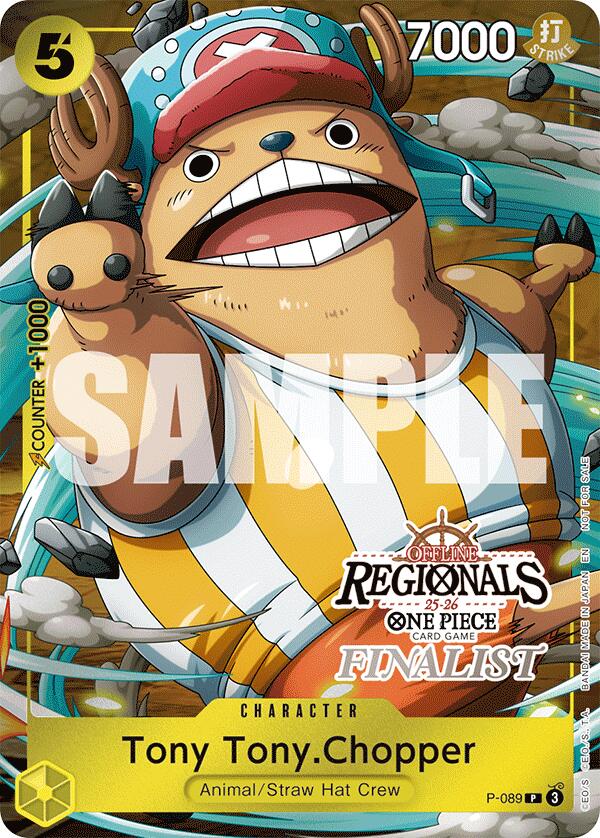 Tony Tony.Chopper (Offline Regional Finalist Card Set 2025 Vol.2) [One Piece Promotion Cards] | Devastation Store