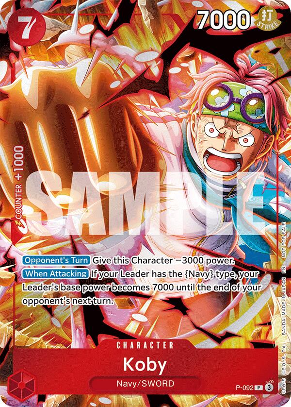 Koby (Event Pack Vol. 7) [One Piece Promotion Cards] | Devastation Store
