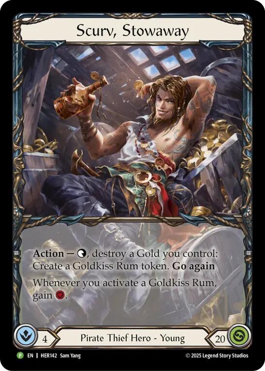 Scurv, Stowaway [HER142] (Promo)  Rainbow Foil | Devastation Store