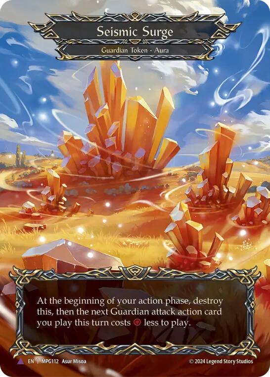 Seismic Surge (Crystal) (Marvel) [MPG112] (Mastery Pack Guardian)  Cold Foil | Devastation Store