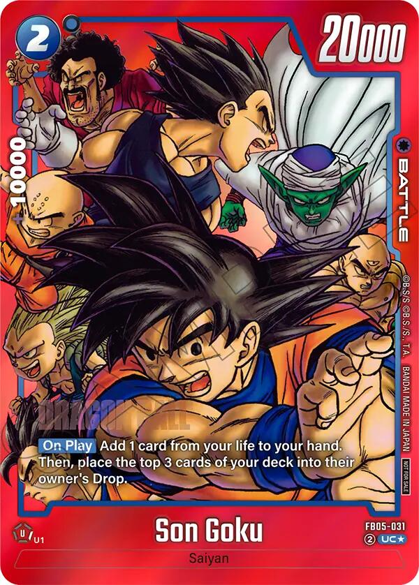 Son Goku (FB05-031) (Limited Pack MANGA Version 01) [Tournament and Championship Promos] - Devastation Store | Devastation Store