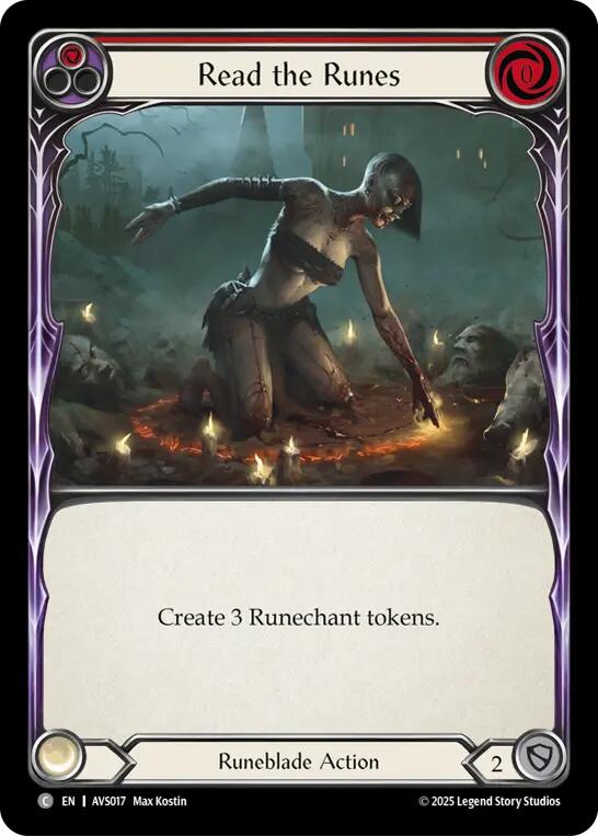 Read the Runes (Red) [AVS017] (Armory Deck: Legends Viserai) | Devastation Store