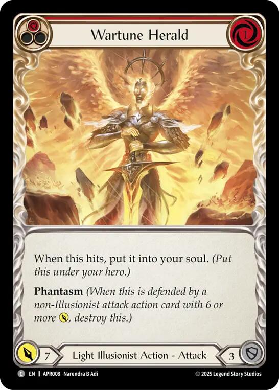 Wartune Herald (Red) [APR008] (Armory Deck: Legends Prism) | Devastation Store