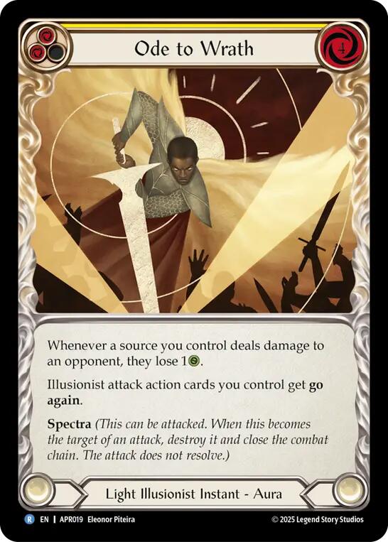 Ode to Wrath [APR019] (Armory Deck: Legends Prism) | Devastation Store