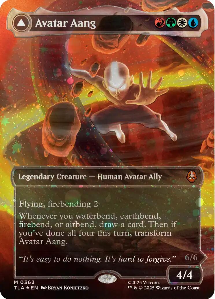 Avatar Aang (Raised Foil) [Avatar: The Last Airbender] | Devastation Store