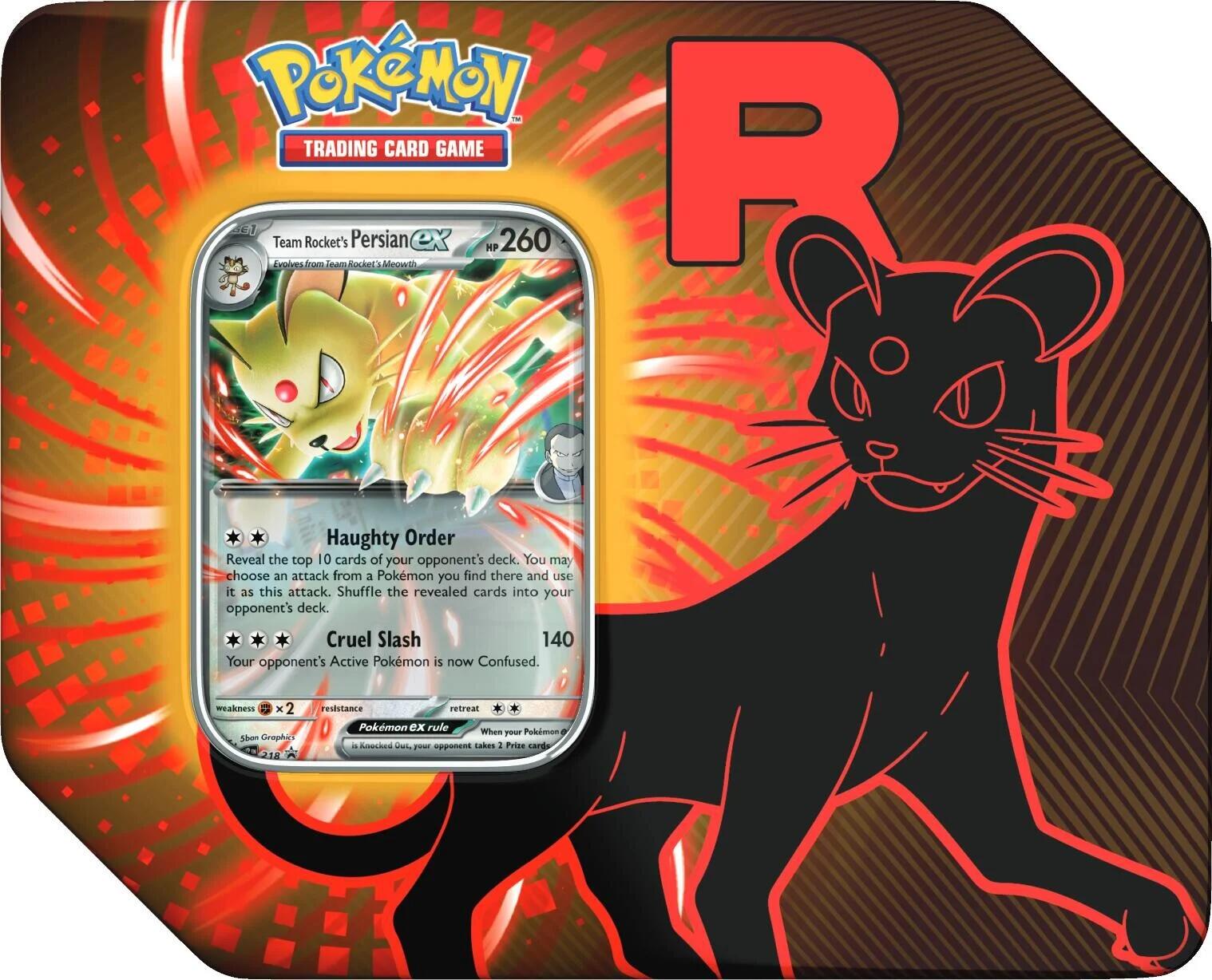 Team Rocket Tin (Team Rocket's Persian ex) ES | Devastation Store