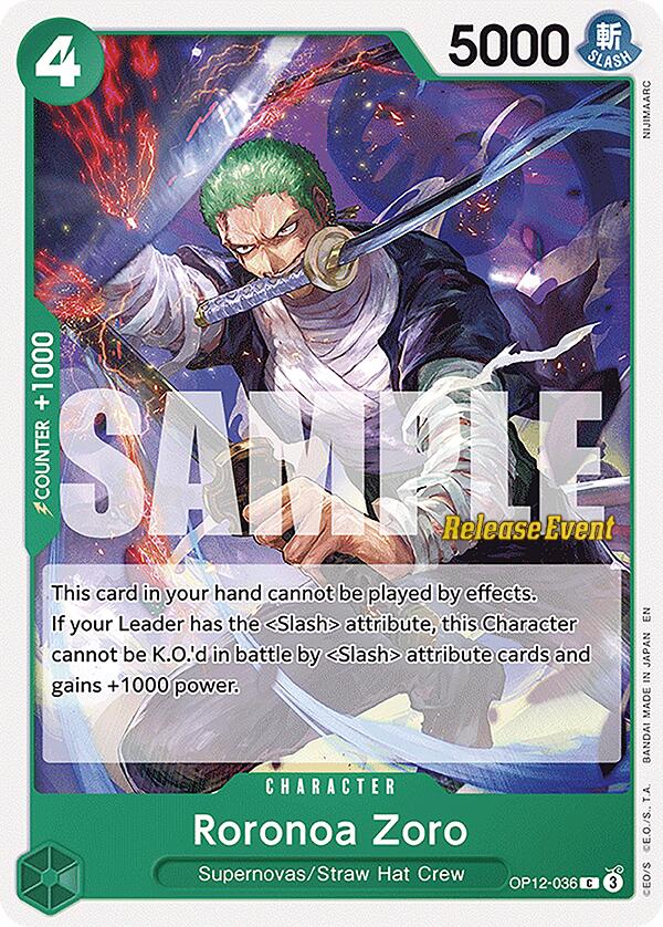 Roronoa Zoro [Legacy of the Master Release Event Cards] | Devastation Store