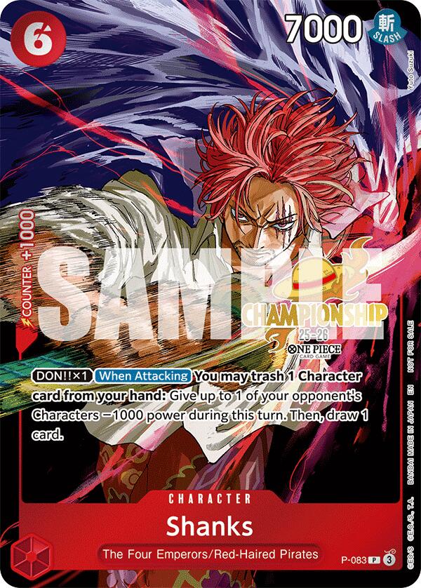 Shanks (CS 25-26 Event Pack) [One Piece Promotion Cards] | Devastation Store