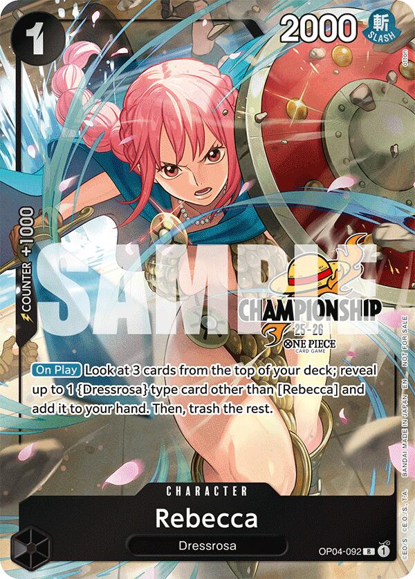 Rebecca (CS 25-26 Celebration Pack) [One Piece Promotion Cards] | Devastation Store