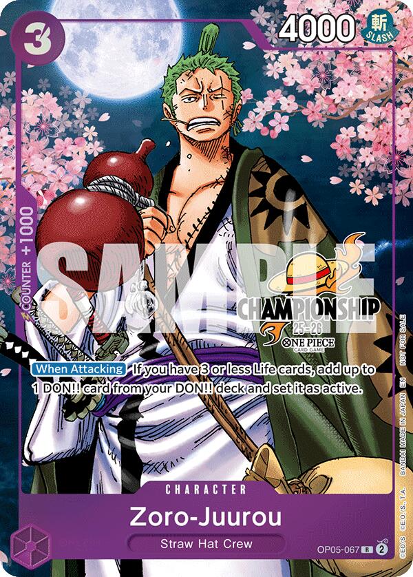 Zoro-Juurou (CS 25-26 Event Pack Finalist Ver.) [One Piece Promotion Cards] | Devastation Store
