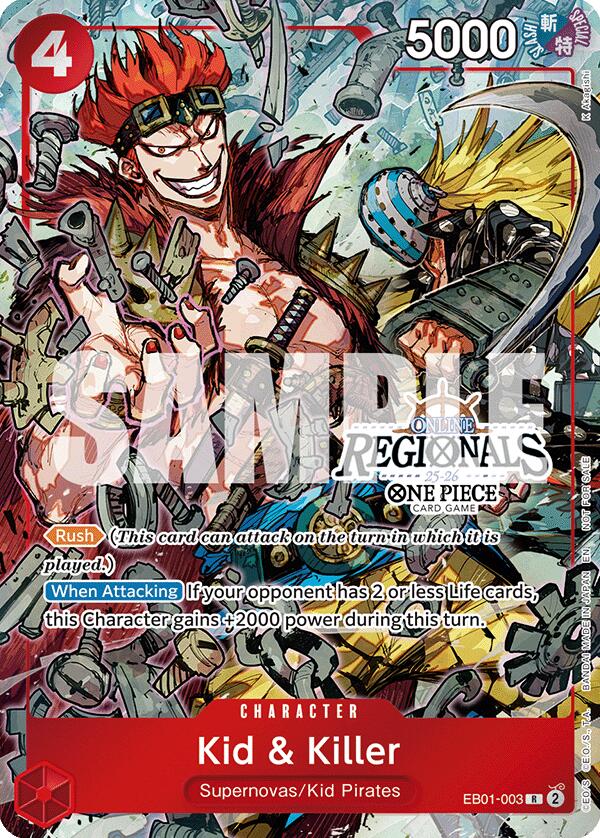 Kid & Killer (Online Regional Participation Pack 2025 Vol.2) [One Piece Promotion Cards] | Devastation Store