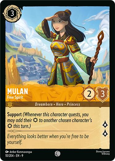 Mulan - Free Spirit (10/204) [Fabled] | Devastation Store