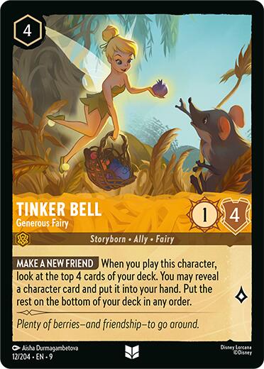 Tinker Bell - Generous Fairy (12/204) [Fabled] | Devastation Store