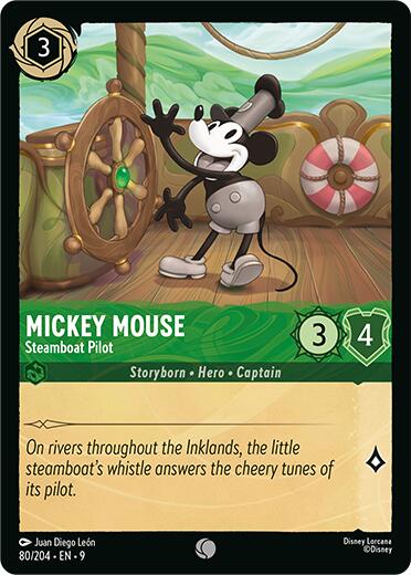 Mickey Mouse - Steamboat Pilot (80/204) [Fabled] | Devastation Store