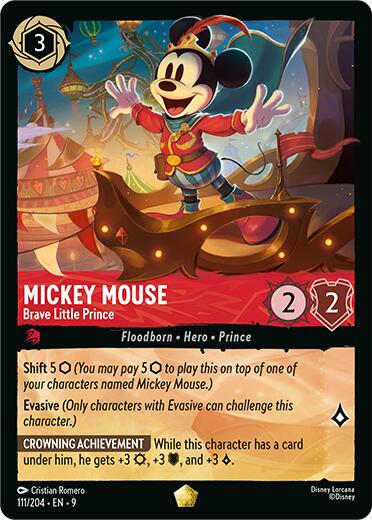 Mickey Mouse - Brave Little Prince (111/204) [Fabled] | Devastation Store